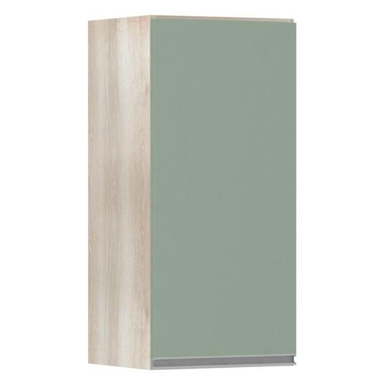 Imagem de Armário Aéreo 35cm 1 Porta Lis Legno Crema C/Verde