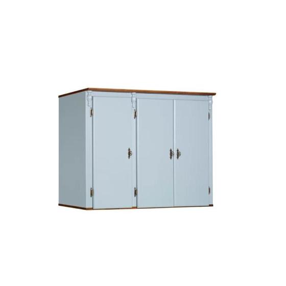 Imagem de Armário Aéreo com 3 Portas Maciças 76,5x120 cm - Tommy Design
