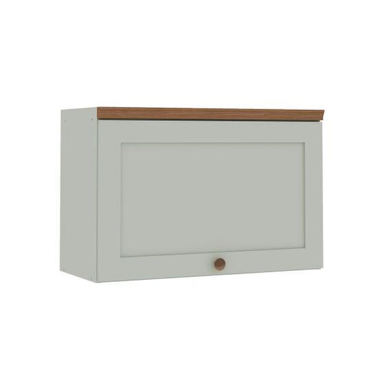 Imagem de Armário Aéreo Cozinha 70cm Iluminata 100% Mdf 1 Porta Basculante Mint - Genialflex