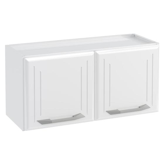 Armário Aéreo Cozinha em Aço Topázio 2 Portas Branco - Telasul Menor preço em Armário Aéreo Cozinha em Aço Topázio 2 Portas Branco - Telasul