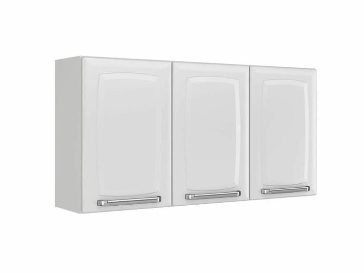 Armário Aéreo Cozinhas Itatiaia Luce - 3 Portas - Branco Menor preço em Armário Aéreo Cozinhas Itatiaia Luce - 3 Portas - Branco