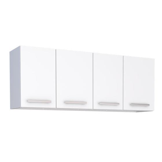 Imagem de Armário Aéreo de Cozinha 4 Portas Vênus Flat 150 Cozimax Branco