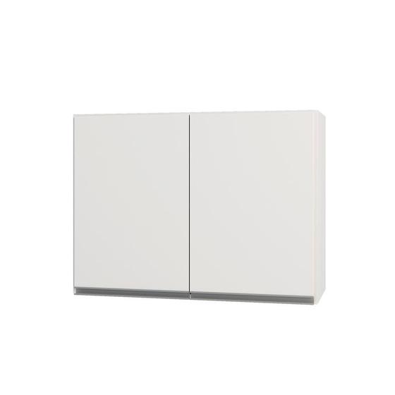 Armário Aéreo Duplo com 2 Portas Evidence Branco Menor preço em Armário Aéreo Duplo com 2 Portas Evidence Branco