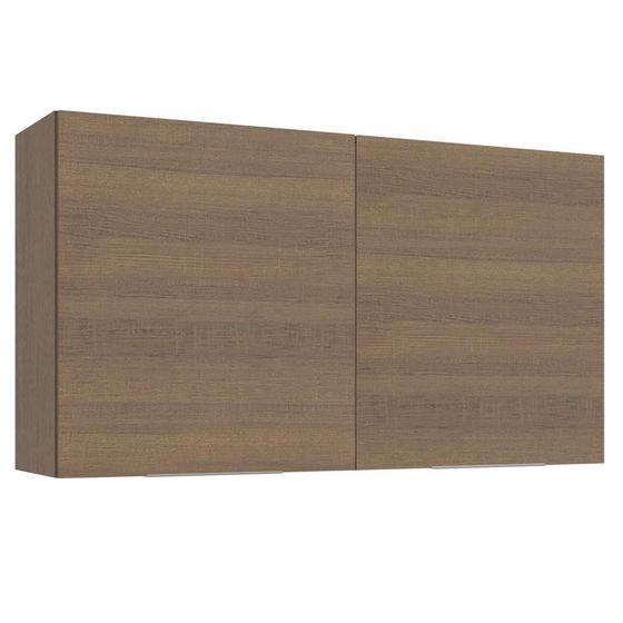 Armário Aéreo Madesa Stella 120 cm 2 Portas - Rustic Menor preço em Armário Aéreo Madesa Stella 120 cm 2 Portas - Rustic