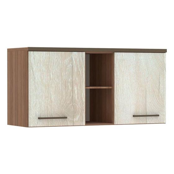 Imagem de Armário Aéreo Modulado 2 Portas 145cm Vanilla C/Legno