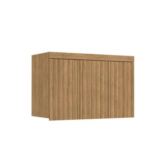 Armário Aéreo Modulado Prisma 3 Portas - Freijó - Kappesberg Menor preço em Armário Aéreo Modulado Prisma 3 Portas - Freijó - Kappesberg