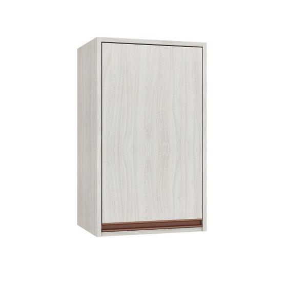 Imagem de Armário Aéreo para Cozinha New 80 x 33 Cm 1 Porta MDP Legno Nogueira - ClickLar