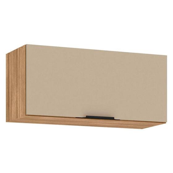 Imagem de Armário Aéreo Viv Aluminum 1 Porta Basculante 80 cm Freijó Vanilla - Kits Paraná