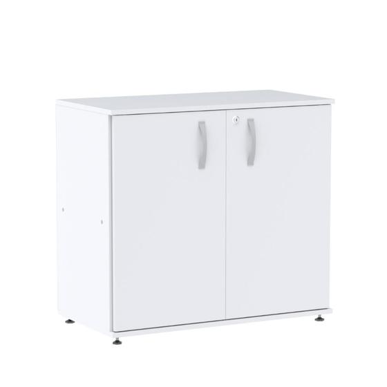 Imagem de Armario Baixo Maxxi 2 Portas 68X89x38cm Branco - Pandin