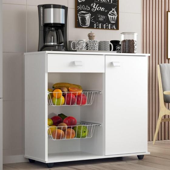 Armário Balcão Com Fruteira Paula 1 Porta 1 Gaveta Branco é ruim? Armário Balcão Com Fruteira Paula 1 Porta 1 Gaveta Branco é boa?