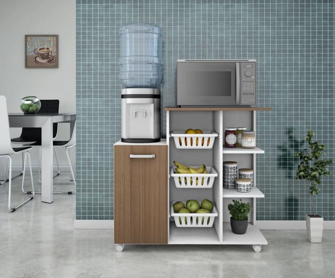 Armário Balcão fruteira com rodanas para Forno/Microondas - Fruteira Maria - Madine é boa?