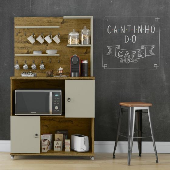 Imagem de Armário Cantinho do Café com 2 Portas Aconchego Patrimar