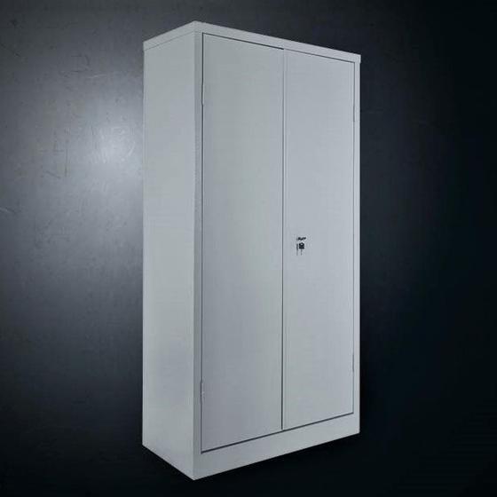 Imagem de Armário de Aço com 2 portas 1,98 com fechadura e 4 Prateleiras  