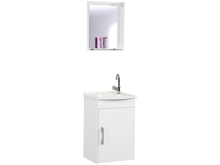 Imagem de Armário de Banheiro Aéreo com Espelho 1 Porta