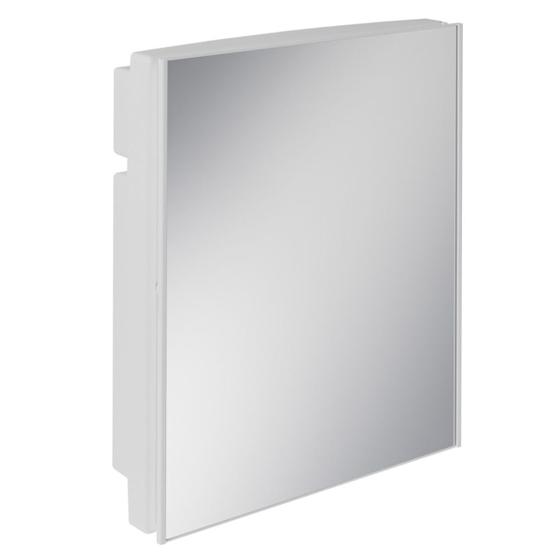 Imagem de Armário de Banheiro Com Espelho Astra A.41 Branco Sobrepor/Embutir - Fácil instalação