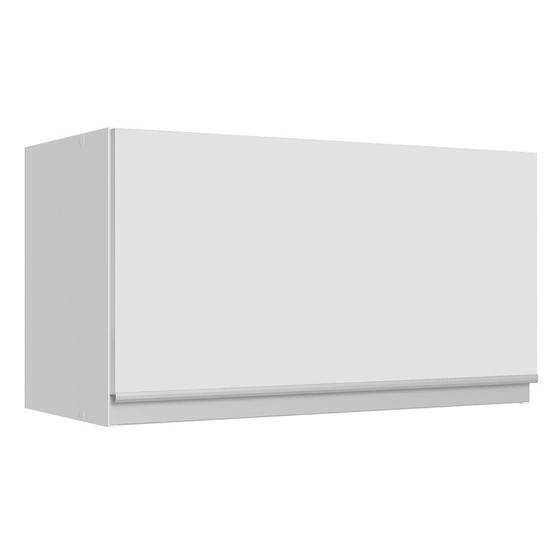 Imagem de Armário de Cozinha Aéreo 100% MDF 60 cm 1 Porta Basculante Branco Smart Madesa