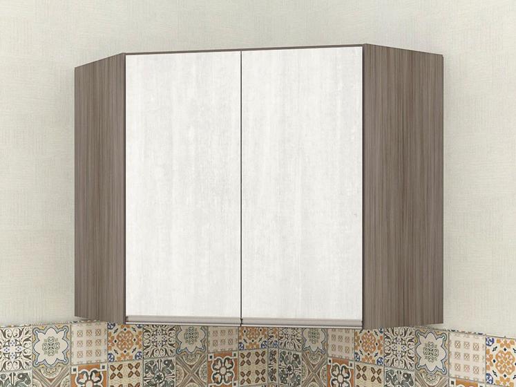 Armário de Cozinha Aéreo de Canto Luciane Menor preço em Armário de Cozinha Aéreo de Canto Luciane