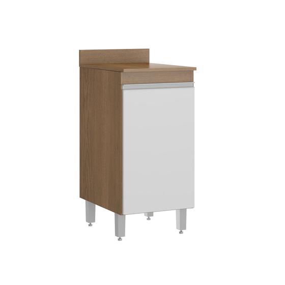 Imagem de Armário de Cozinha Balcão 40cm com tampo Linha Harmonia 03.0457 Semplicitá Móveis