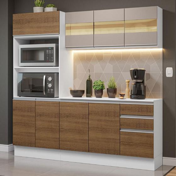 Imagem de Armário de Cozinha Compacta 100% MDF 190 cm Smart Madesa 01