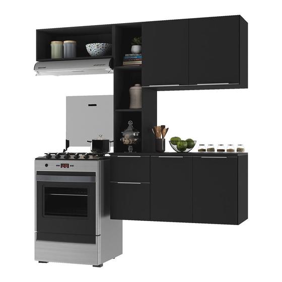 Imagem de Armário de Cozinha Compacta com Balcão Sofia Multimóveis V2002