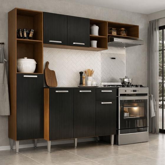 Armário de Cozinha Compacta Smart Multimóveis MP2183