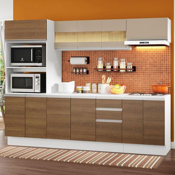 Imagem de Armário de Cozinha Completa 100% MDF 250cm Smart Madesa 01