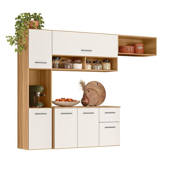Imagem de Armário de Cozinha Completa Becca Suspenso com 6 Portas