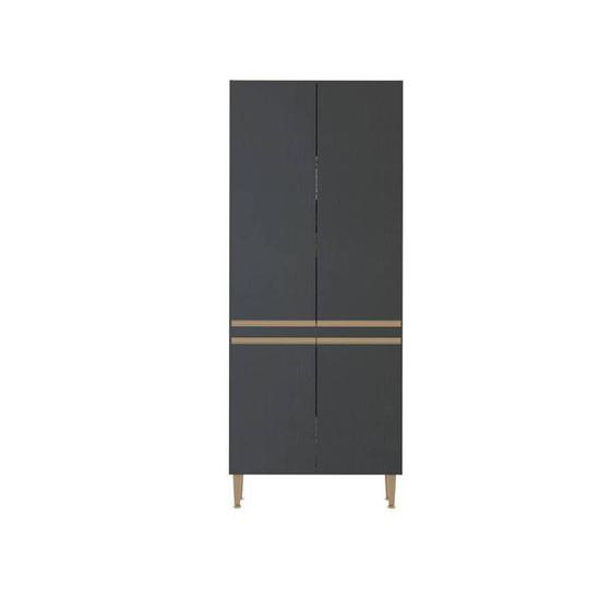 Imagem de Armário de Cozinha Paneleiro Duplo 80cm Linha Harmonia 03.0452 Semplicitá Móveis