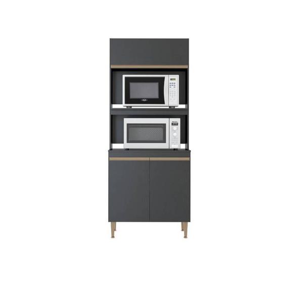 Imagem de Armário de Cozinha Torre para 2 Fornos Linha Harmonia 03.0453 Semplicitá Móveis