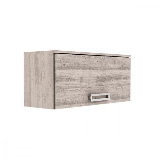 Imagem de Armário De Geladeira Leticia Porta Basculante Saara Somopar Ipe Wood