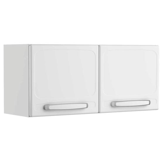 Imagem de Armário Duplo Bertolini para Refrigerador Geladeira Evidence Aço 80 cm 2 portas - Branco