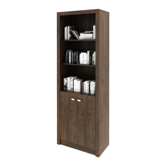 Imagem de Armário Escritório com 2 Portas Multimóveis CR25020 Rustico