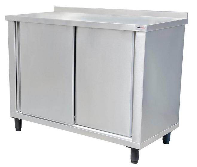 Imagem de Armário Horizontal Atual Inox AH-430 em Aço Inox 430 1 Metro