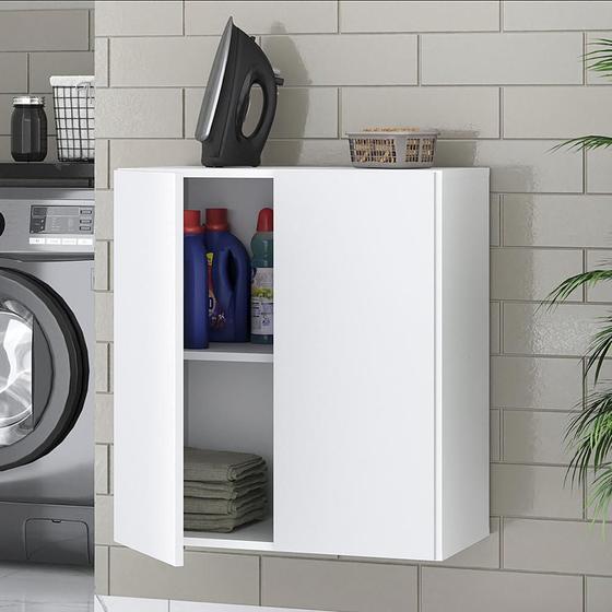 Imagem de Armário Lavanderia com 2 Portas Multimóveis MP5021 Branco