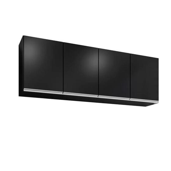 Imagem de Armário Lavinia 160cm Preto - Vallisa Decor