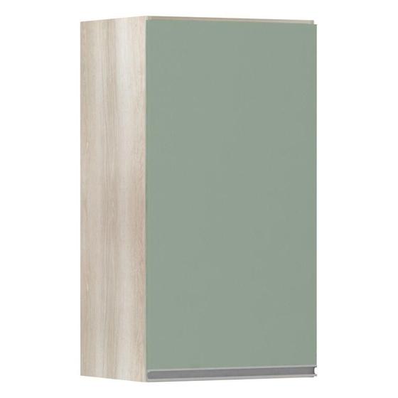 Imagem de Armário Luciane 40cm 1 Porta Lis Legno Crema C/Verde Jade