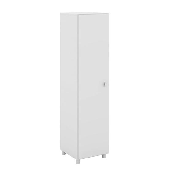 Imagem de Armário Multiuso 1 Porta 2 Prateleiras AM3107 Branco - Tecno Mobili