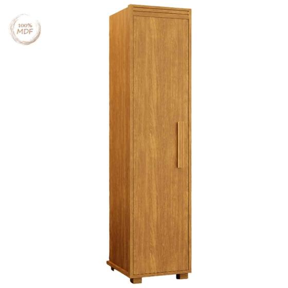 Armário Multiuso 1 Porta 4 Prateleiras 100% MDF Delta Menor preço em Armário Multiuso 1 Porta 4 Prateleiras 100% MDF Delta
