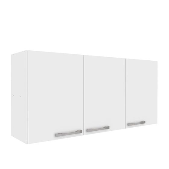 Imagem de Armário Multiuso Aéreo 3 Portas Essencial Branco