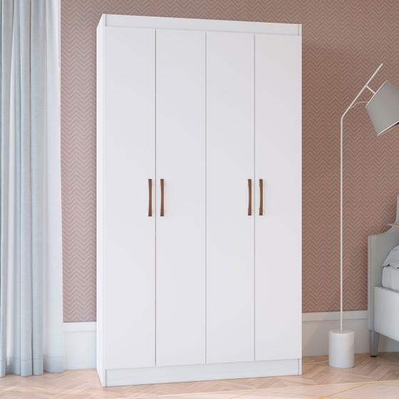 Imagem de Armário Multiuso Dueto 4 Portas 8 Prateleiras Branco - Doripel