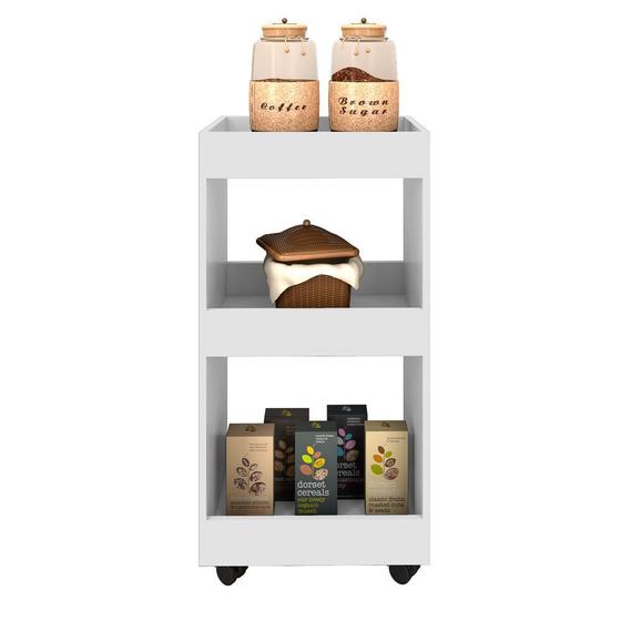 Imagem de Armário Multiuso para Cozinha com Rodízios Seul  - Mpozenato