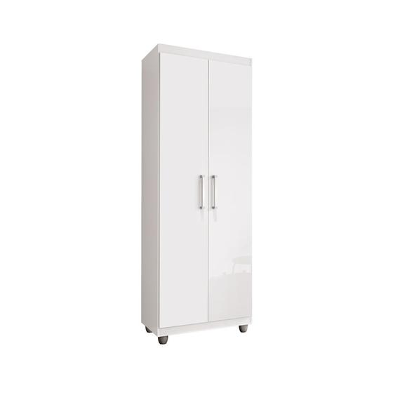 Armário Multiuso Roma 2 Portas 4 prateleiras Sapateira Lavanderia Branco - G4 Magazine Menor preço em Armário Multiuso Roma 2 Portas 4 prateleiras Sapateira Lavanderia Branco - G4 Magazine