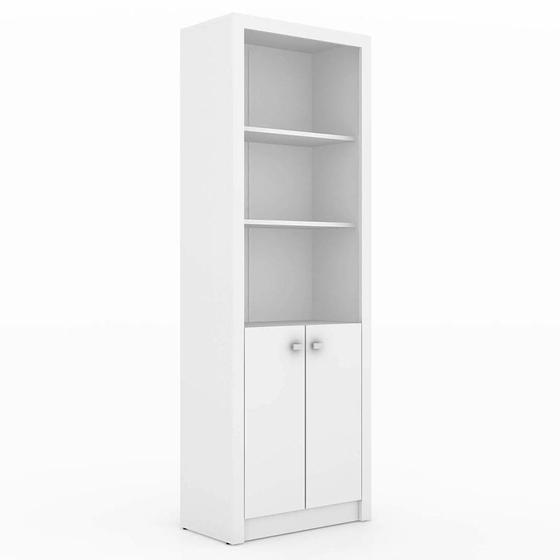 Imagem de Armário Organizador para Home Office de 171,5 cm de Altura ME4110 Branco - Tecno Mobili