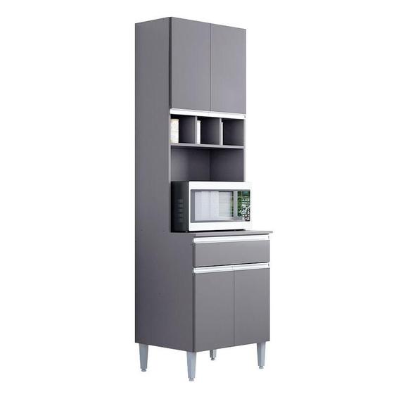 Armário Paneleiro Duplo Andréia Cinza Fosco - AJL é ruim? Armário Paneleiro Duplo Andréia Cinza Fosco - AJL é boa?