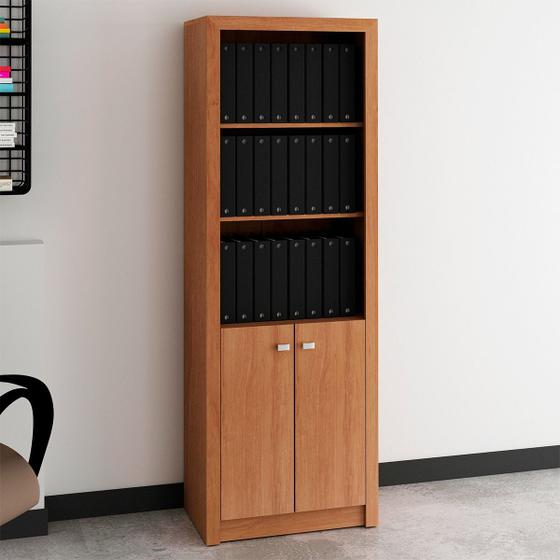 Imagem de Armário para Escritório com 2 Portas Amendoa Tecnomobi