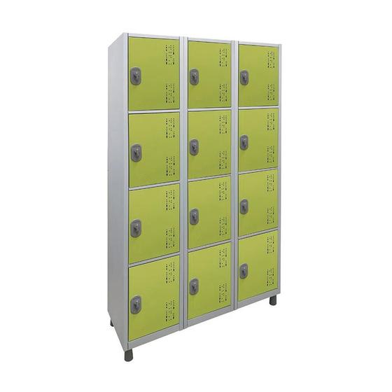 Armário Roupeiro Aço 12 Portas Guarda Volumes Aço W3 - 10109 Menor preço em Armário Roupeiro Aço 12 Portas Guarda Volumes Aço W3 - 10109