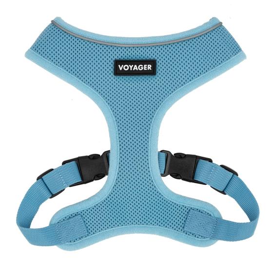 Imagem de Arnês para cães Voyager Aerolite No Pull Mesh Baby Blue Tamanho M