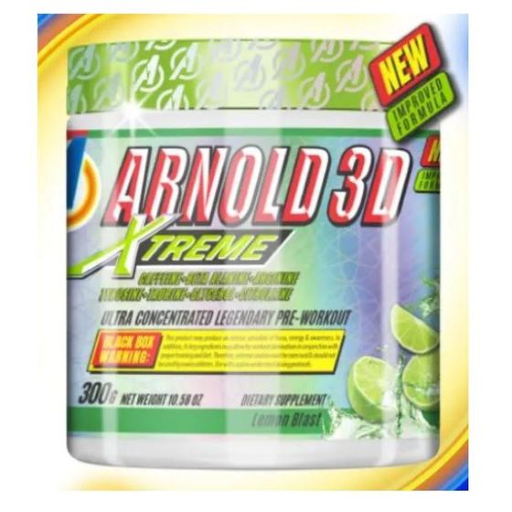 Imagem de Arnold 3D Xtreme Pré Treino 300g Arnold Nutrition do Brasil