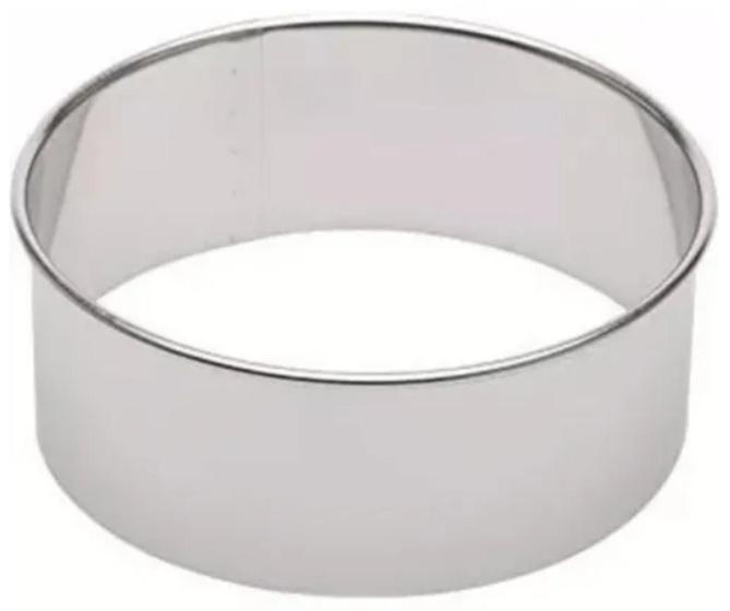 Aro Modelador De Hambúrguer Em Inox 11x3cm Menor preço em Aro Modelador De Hambúrguer Em Inox 11x3cm