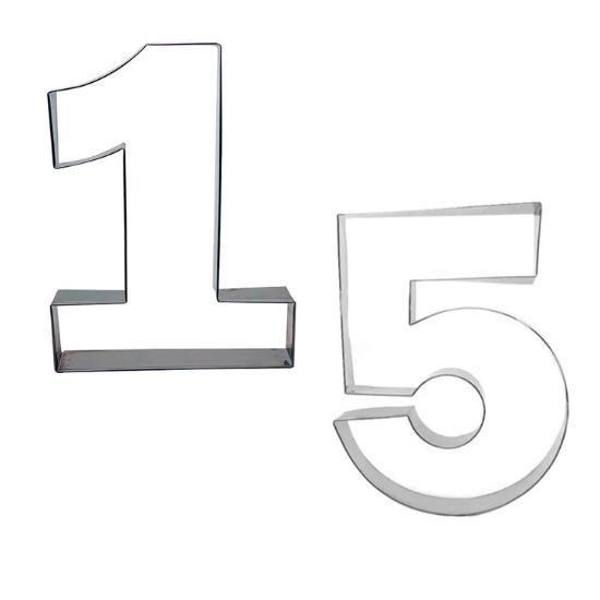 Imagem de Aro Numérico Para Bolo Number Cake 15 Anos